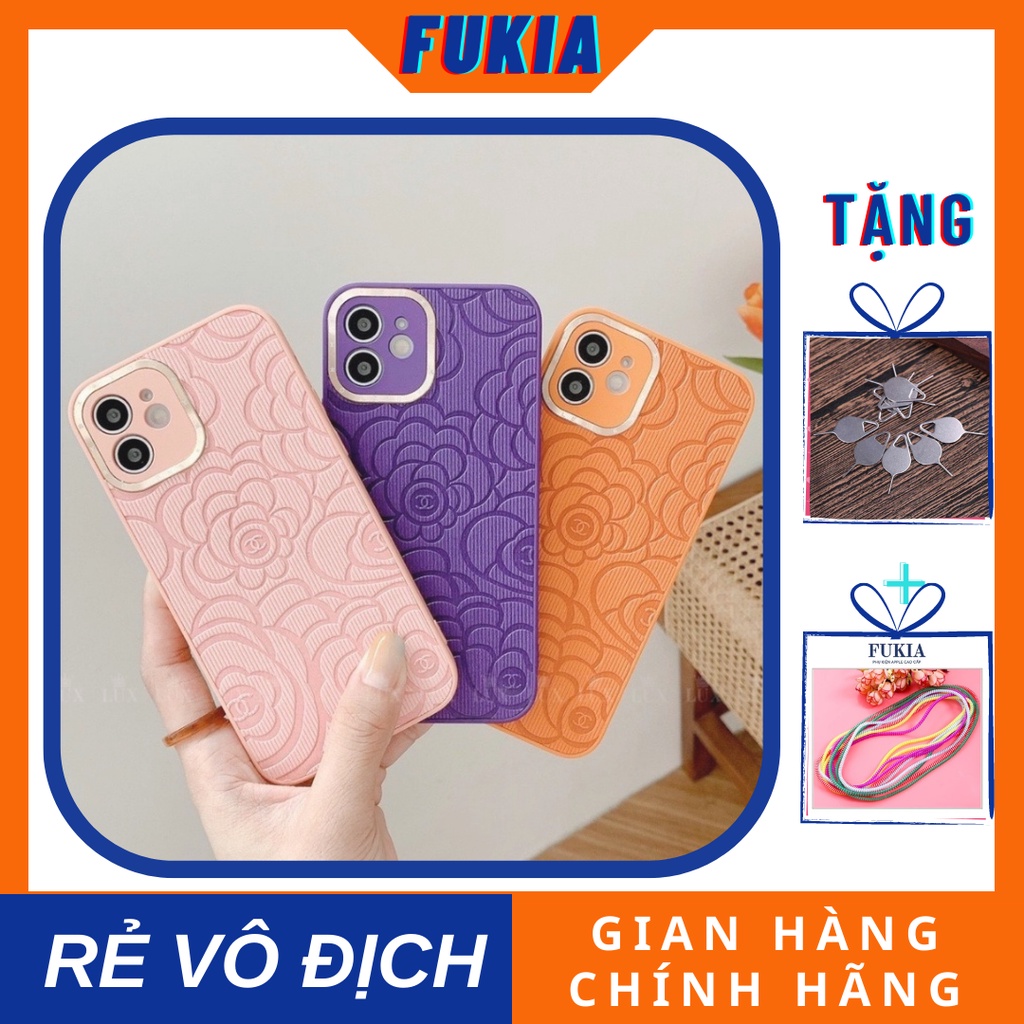 Ốp hoa C.H.A.N.E.L sang trọng dành cho iPhone 11/ 11 pro/  11 promax/  12 pro/  12 promax