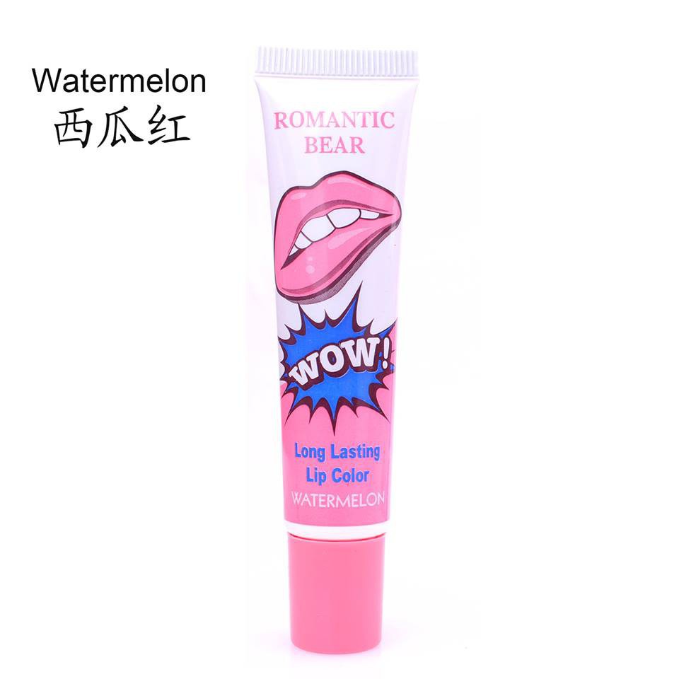 Son Xăm Wow Romantic Bear màu Watermelon 15g ( Made in Korea - Hàn Quốc )