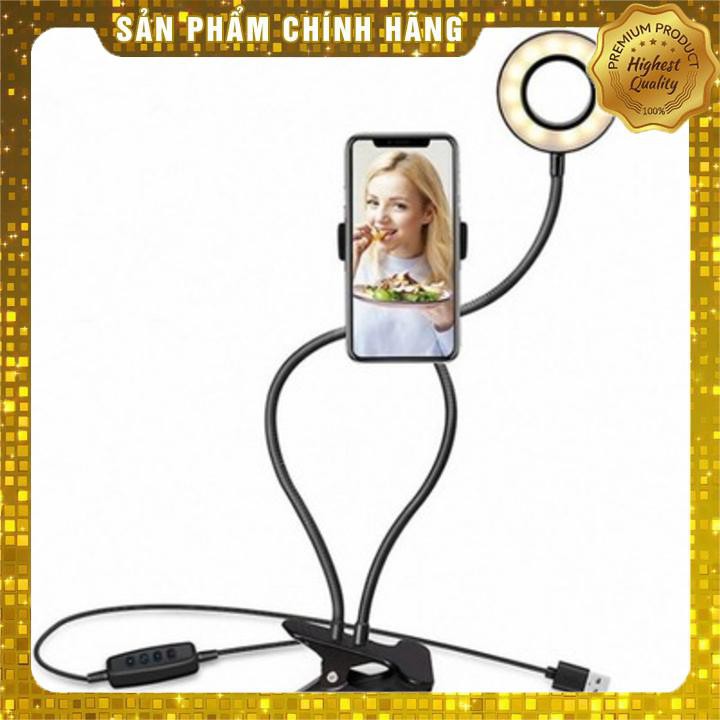 RẺ VÔ CỰC Đèn Vòng LED Hỗ Trợ LiveStream - Đèn led ring Mini 8cm Thiết Bị ánh sáng Chụp Ảnh Quay Phim Studio Bán chạy