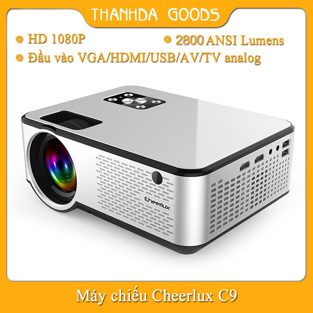 Máy chiếu LCD Cheerlux C9 2800 lumens Máy chiếu gốc HD 1080P CL720 projector