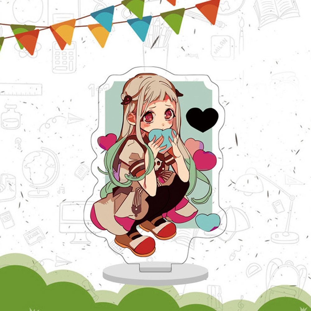 Mô hình nhân vật Hanako kun trong suốt 10cm bằng acrylic kèm giá đỡ