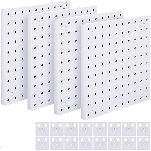 Bảng Lỗ Treo Tường Trang Trí Màu Trắng Đen DIY