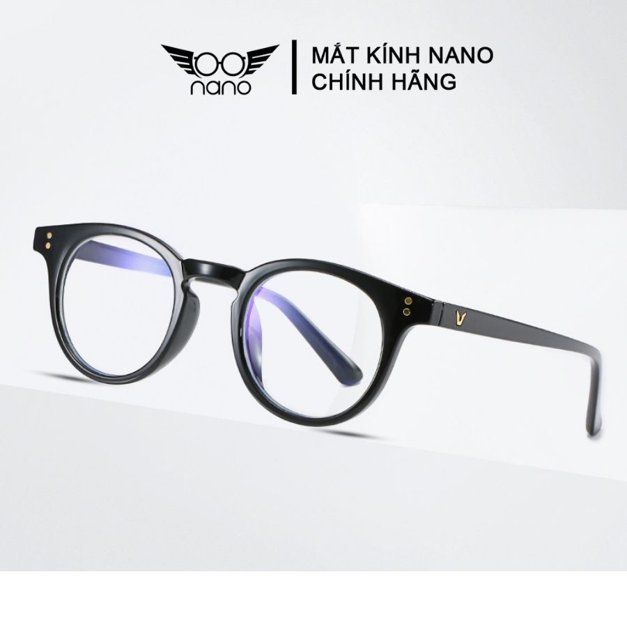 Gọng kính cận nữ nam, kính gọng V NANO 2129 nhựa dẻo bền bỉ thời trang Hàn Quốc
