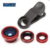 Lens chụp ảnh 3 trong 1 cho điện thoại (Đỏ) MBS24H N1061