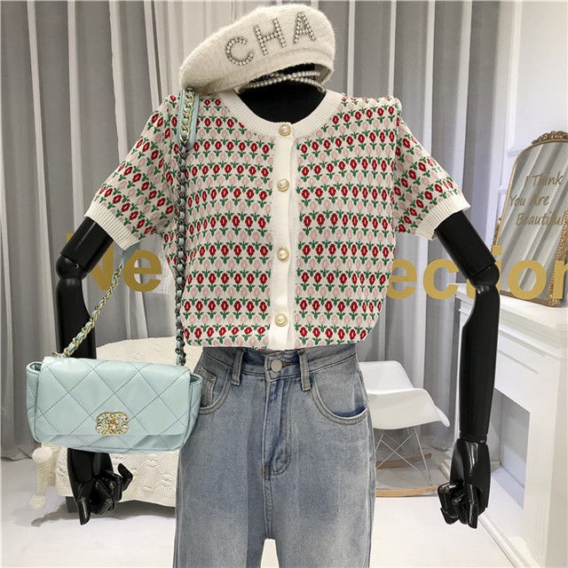 Áo Khoác Cardigan Tay Ngắn Thiết Kế Mới 2021 Thời Trang Dành Cho Nữ | BigBuy360 - bigbuy360.vn