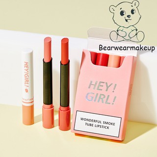 Set Son Bao Thuốc Heng Fang Hey Girl Wonderful Smoke Tube Lipstick