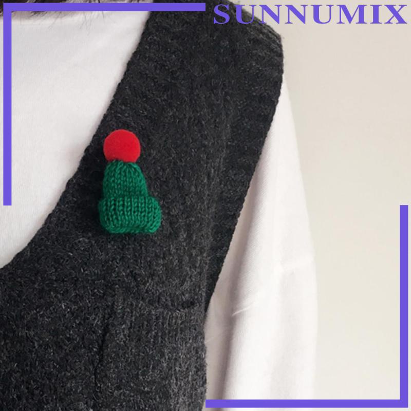 [Sunnimix] Ghim Cài Áo Hình Nón Len Mini Dễ Thương Phong Cách Hàn Quốc Cho Nữ