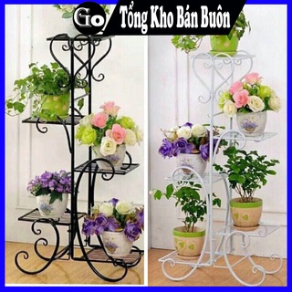 Kệ sắt để chậu hoa cây cảnh 5 tầng ~ Gocolo