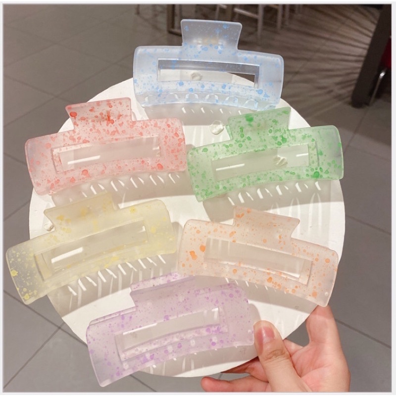 Kẹp tóc nhựa, kẹp càng cua acrylic hàn quốc