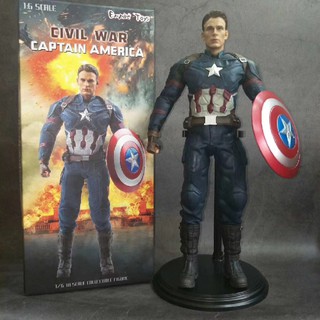 Mô hình tượng tĩnh Captain America - Crazy toys Empire Toys 1/6