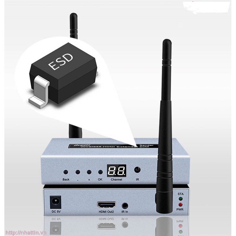 Bộ phát HDMI không dây 50M DTECH DT-7060