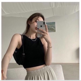 Áo kiểu ba lỗ croptop cá tính