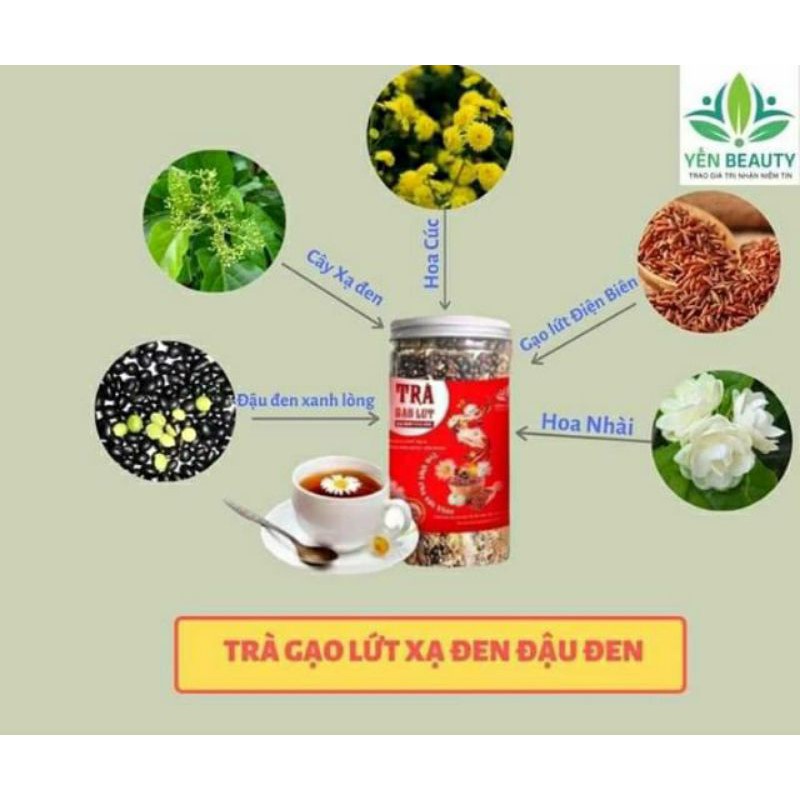 Trà Gạo Lứt Đậu Đen Xạ Đen Bình An | BigBuy360 - bigbuy360.vn