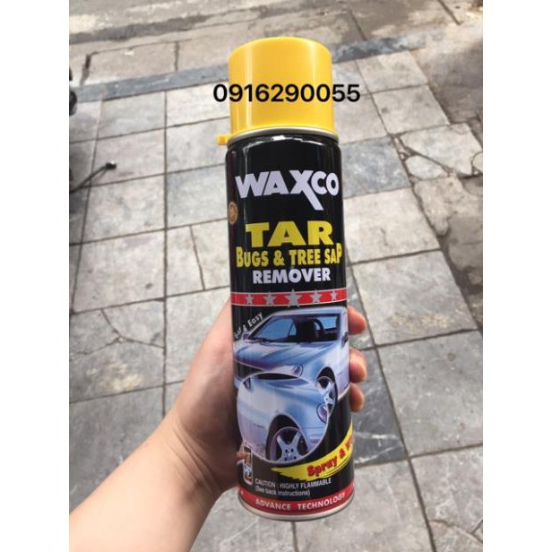 Dung dịch tẩy nhựa đường, băng keo Waxco 550mL