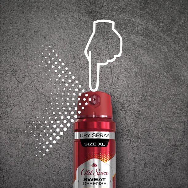 Xịt Giữ Khô Old Spice Sweat Defense Fast Break Dry Spray 122Gr