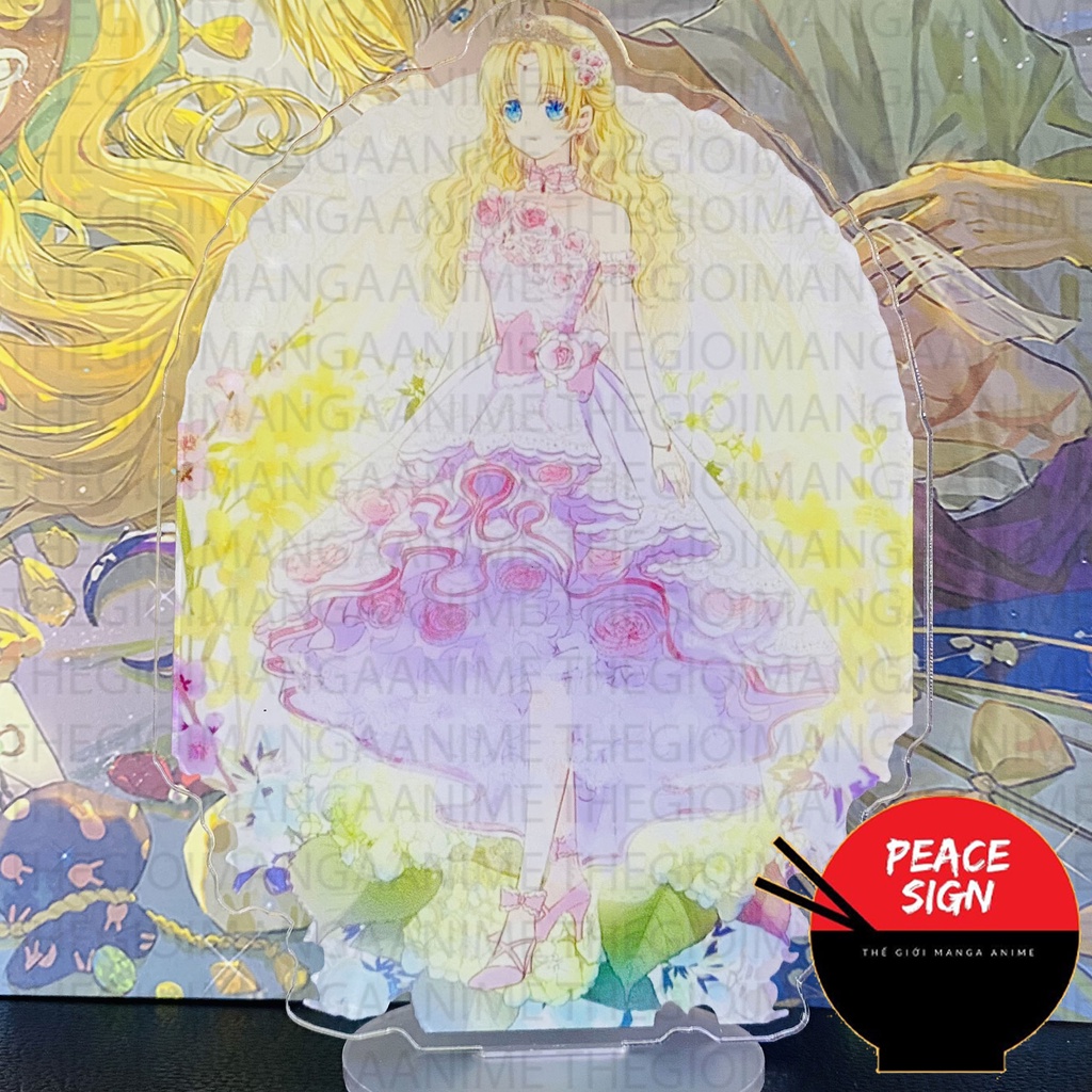 Mô Hình Standee MỘT NGÀY NỌ TÔI BỖNG TRỞ THÀNH CÔNG CHÚA anime chibi trang trí trưng bày xinh xắn