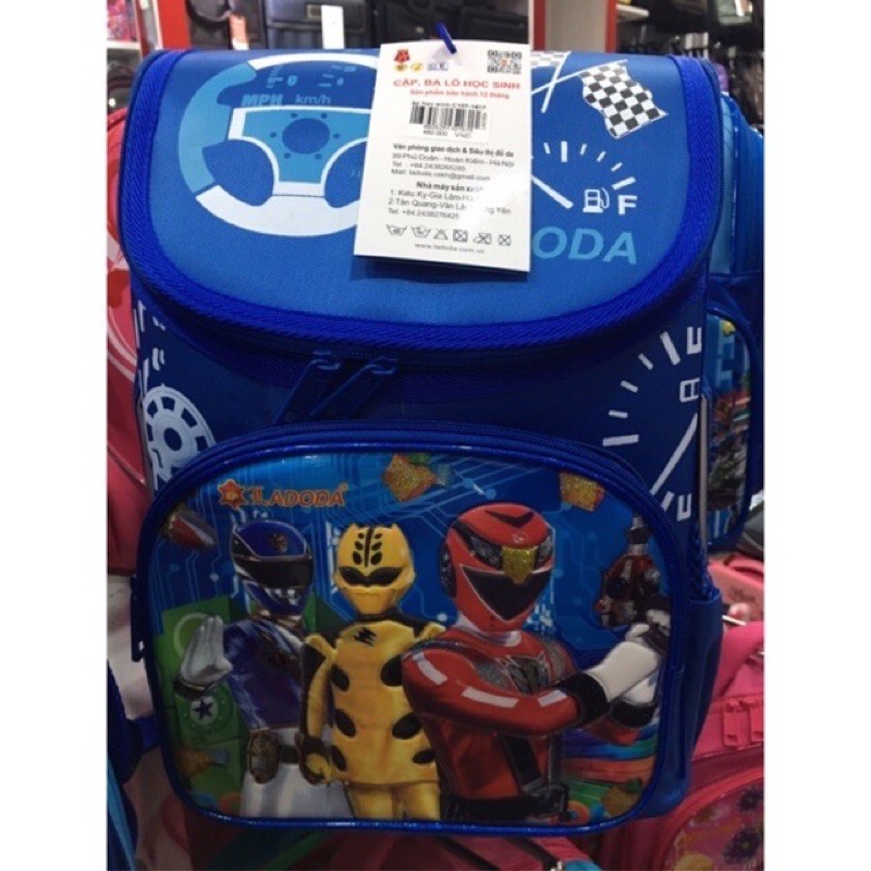 Ba lô chống gù C107 xanh siêu nhân