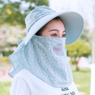 Mũ Chống Nắng Vành Rộng Che Phủ Toàn Bộ Khuôn Mặt Chống Tia Uv Phong Cách Mới Dành Cho Nữ