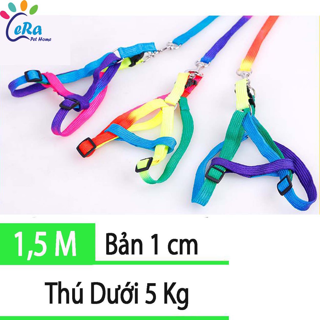 Dây Dắt Yếm 7 Màu Cho Chó Mèo - Dây dắt 003