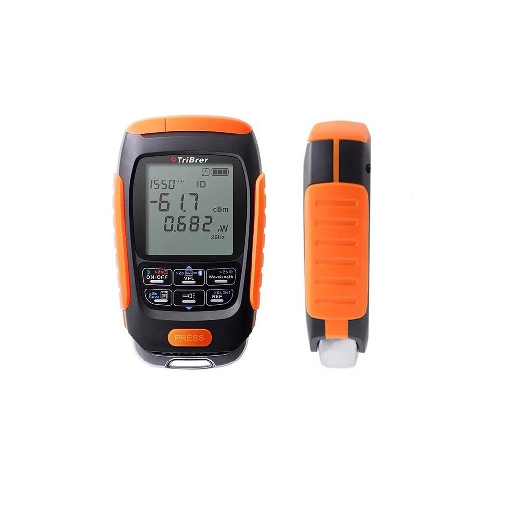 Máy đo công suât quang TriBrer APM50 đo công suất kèm soi 15km test lan đèn led cáp sạc