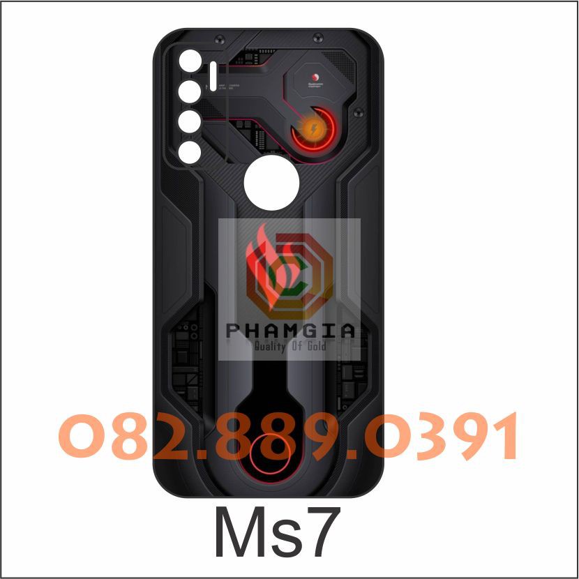 Ốp lưng Vmart Live 4 dẻo đen có viền bảo vệ cam in hình supreme