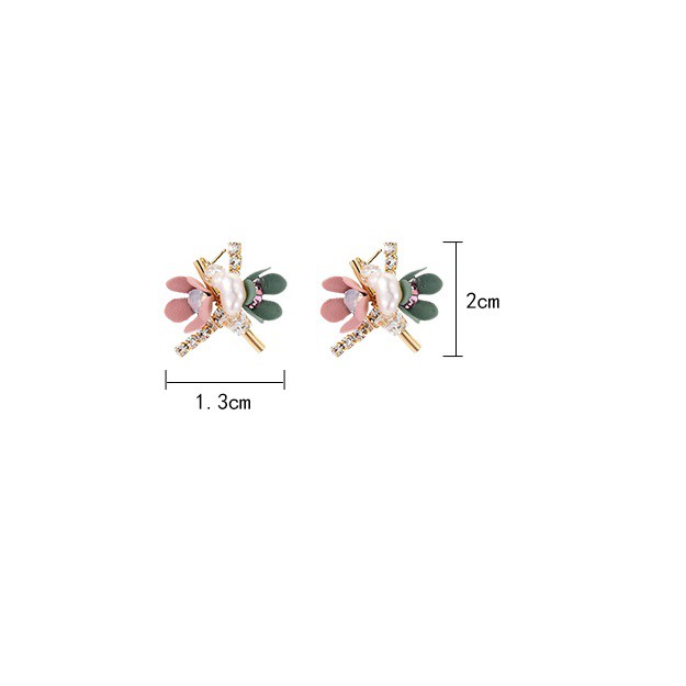 Bông tai thời trang Hàn mẫu mới xinh xắn, bạc Ý S925 - HT289