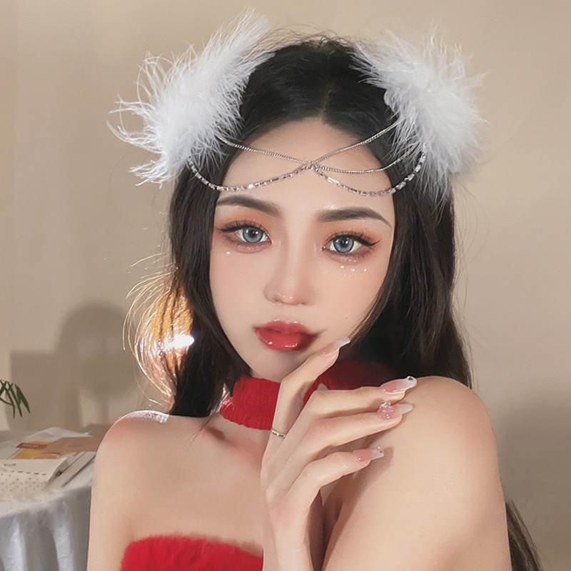 Kẹp Tóc Hình Lông Vũ Phong Cách Lolita