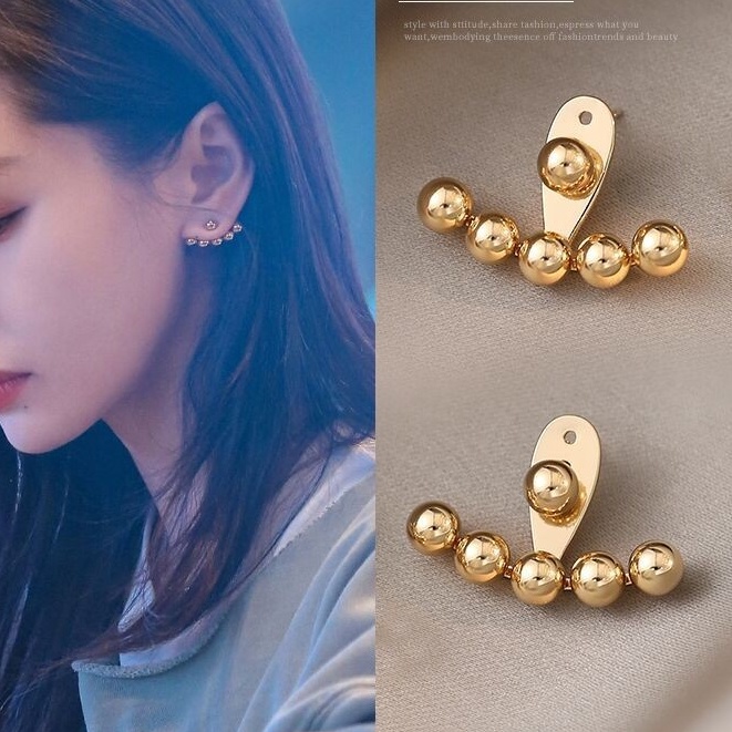 Khuyên tai hợp kim phong cách đơn giản cho phái nữ T2