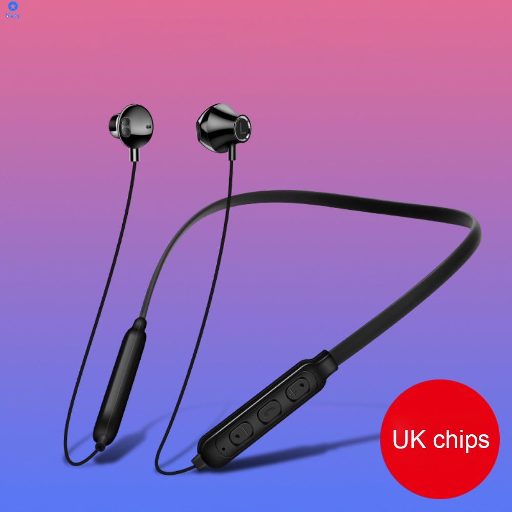 G02 Không Dây Bluetooth Tai Nghe Nhạc Điện Thoại Cổ Thể Thao Tai Nghe Nhét Tai Có Mic Cho Iphone Samsung Xiaomi 【Bluey】