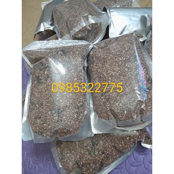 Gạo lứt sấy rong biển đóng túi zip 1kg và 500g