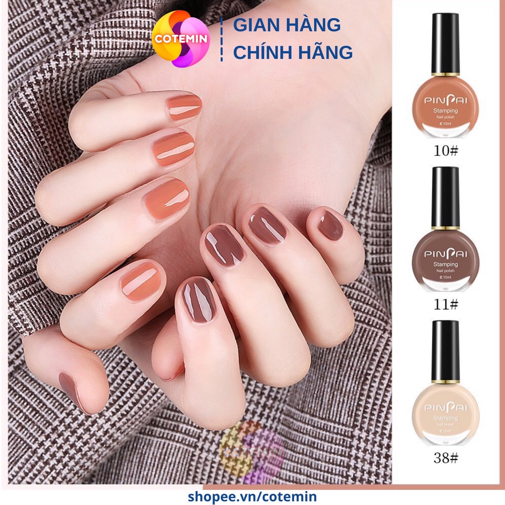 Gel sơn móng tay PINPAI nhiều màu bền đẹp cao cấp COTEMIN