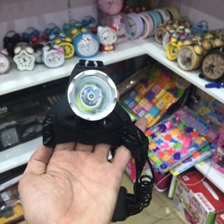 Đèn pin đeo đầu 2 pin hy 2188+2 pin sạc+1 cục sạc
