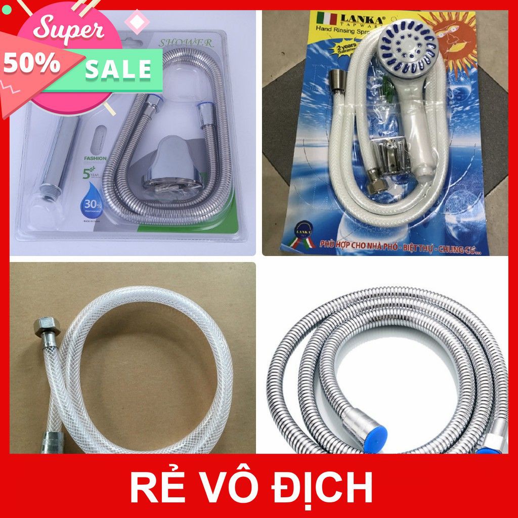 [XK][FREESHIP] BỘ VÒI SEN INOX SHOWER, LANKA KÈM DÂY [HCM]