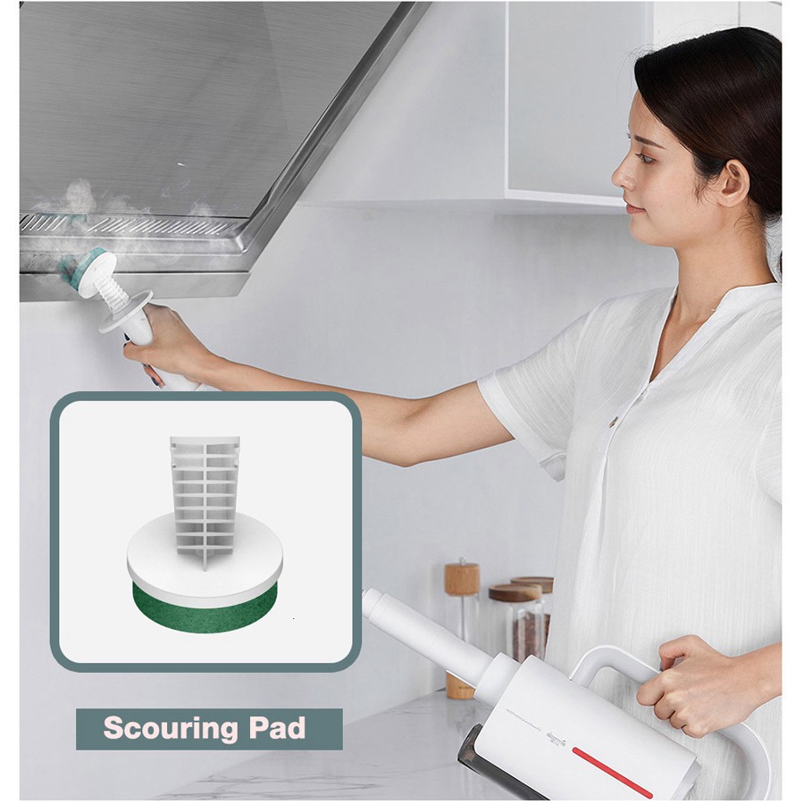 Máy Lau Nhà Hơi Nước Nóng DEERMA ZQ600/ZQ610, Công Suất 1600W, thời gian làm nóng 20s, bình nước 230ml_lovelife66 | BigBuy360 - bigbuy360.vn