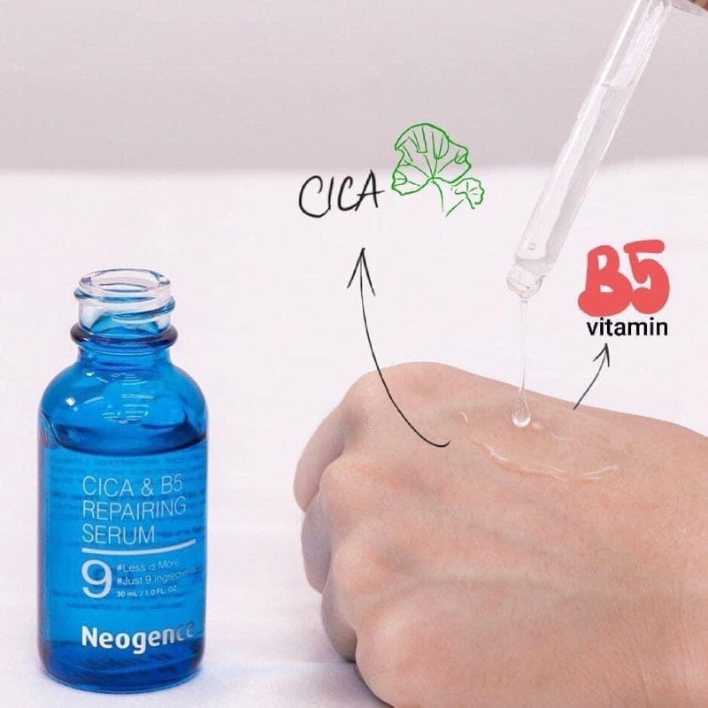 Tinh Chất CICA & B5 NEOGENCE Phục Hồi Dịu Da Less Is More Đài Loan