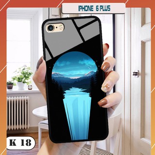 Ốp lưng kính 3D cao cấp iPhone 6 Plus