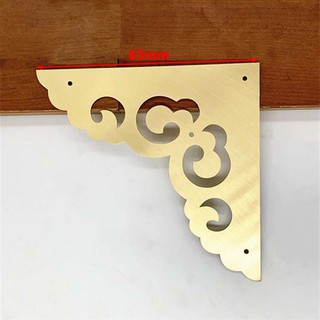 KE GÓC VUÔNG HỌA TIẾT VÀNG NHẠT - BỘ 4 CÁI