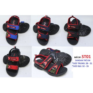 SANDAL TRẺ EM PHONG CÁCH SIÊU NHÂN NHỆN (ẢNH THẬT-HÀNG CÓ SẲNG)