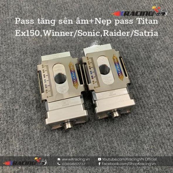 Pat tăng sên âm CNC+ Nẹp pat tian cho Exciter 150/155, Winner/Sonic, Raider/Satria 11