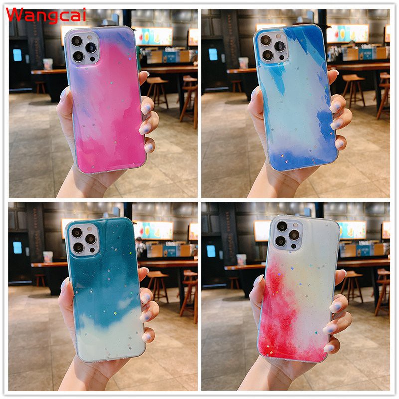 Ốp lưng TPU mềm cầu vồng cho Samsung Galaxy A42 A12 A11 M11 A10S A30 A20 A71 A51 A50 A50S A30S