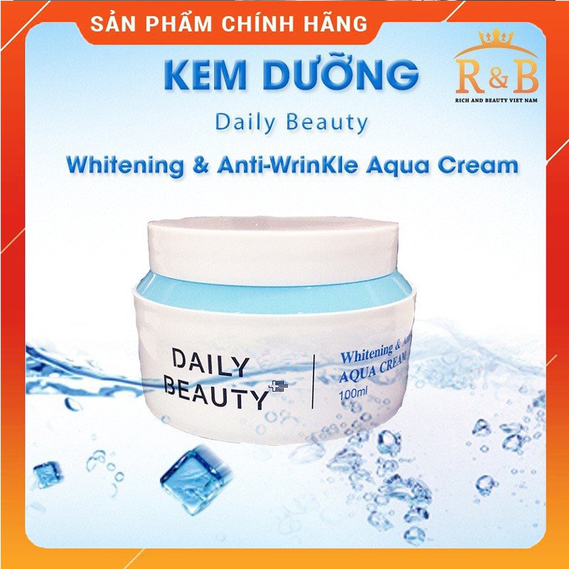 Kem cấp ẩm Whitening & Anti-Wrinkle Aqua Dream -100ml