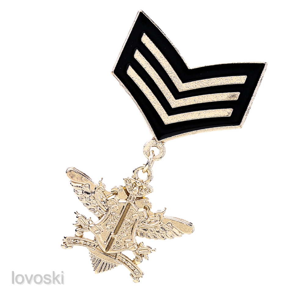 Set 2 Huy Hiệu Cài Áo Hình Ngôi Sao Phong Cách Vintage