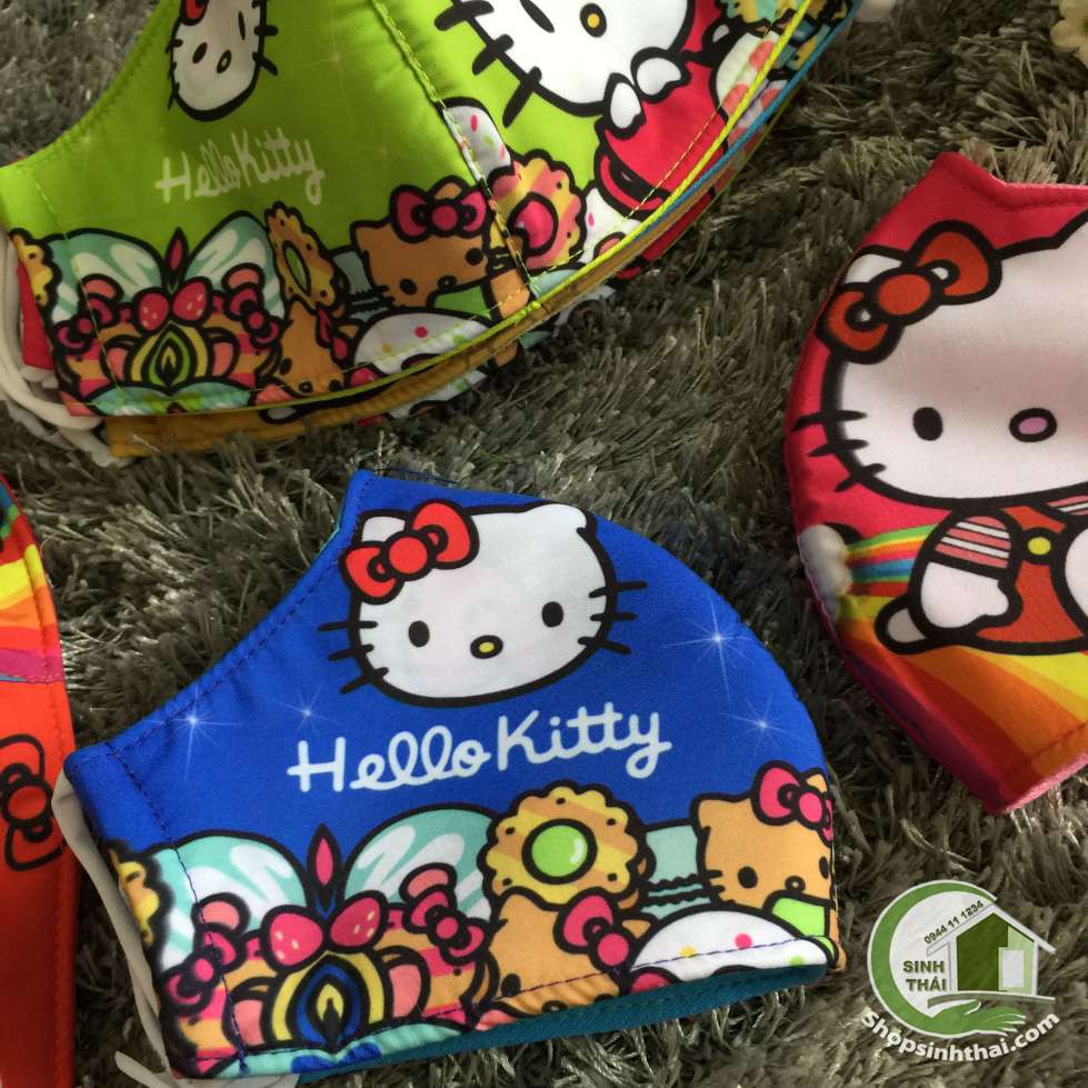 Khẩu trang hoạt hình cho trẻ em - vải dày 3 lớp - giao màu ngẫu nhiên | BigBuy360 - bigbuy360.vn