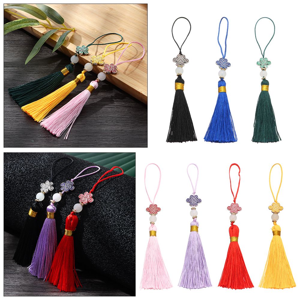 Dây tua rua treo trang trí điện thoại phong cách trung hoa dài 14cm