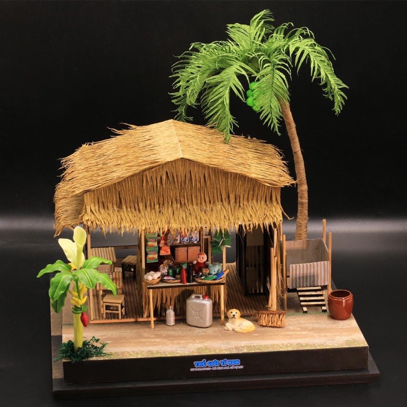 Mô Hình Nhà Gỗ - Điệu Hò Phương Nam MT02