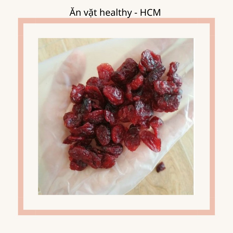 Nam việt quất sấy không đường vị chua nhẹ ngọt tự nhiên đồ ăn vặt healthy 200gr
