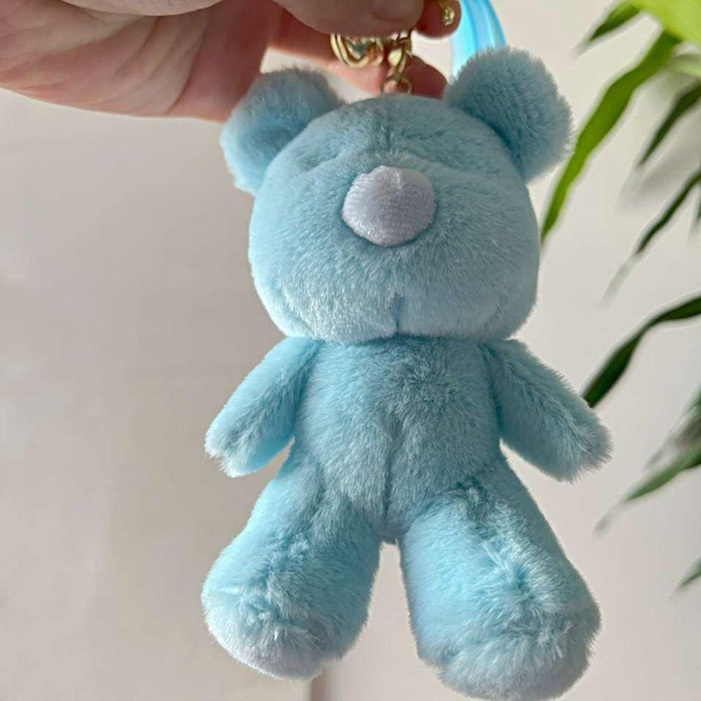 Móc Khóa Hình Gấu Bông REBUY1 Màu Kẹo Ngọt Dễ Thương