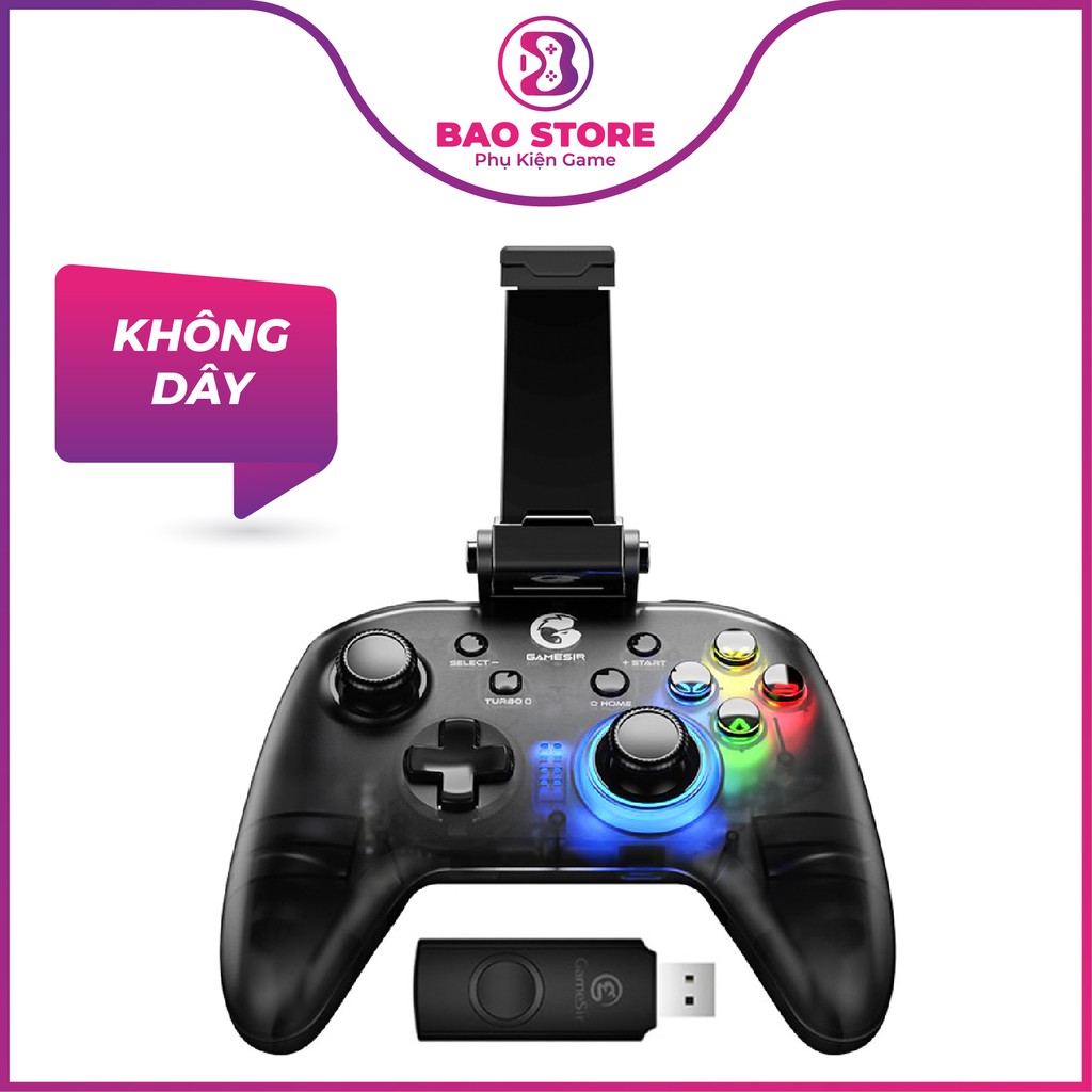 Tay Cầm Chơi Game GameSir T4W / T4 PRO Chính Hãng Dùng Cho PC / Laptop Tốt Cho FO4