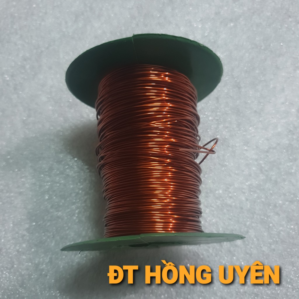 (0.8mm 500g) DÂY ĐỒNG QUẤN BIẾN ÁP CƠ, BIẾN ÁP THƯỜNG 220V. DÂY ĐỒNG QUẤN ĐỘNG CƠ. DÂY ĐỒNG 0.8li BỌC EMAY CÁCH ĐIỆN