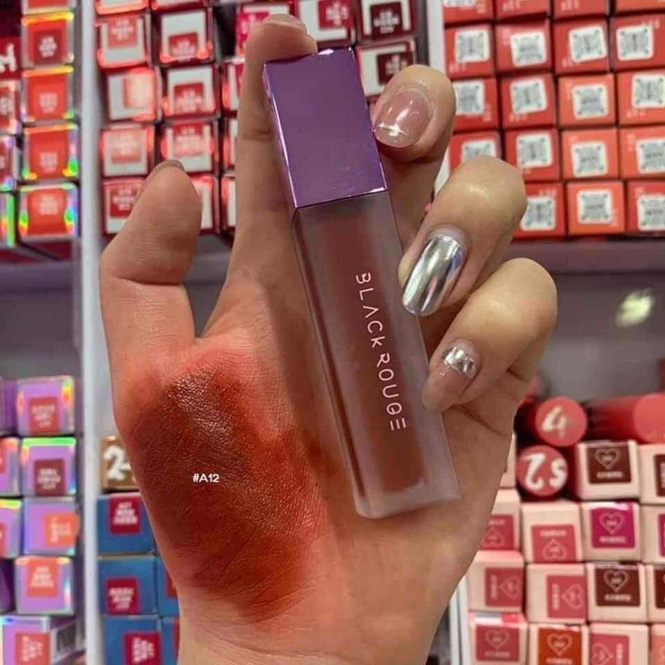 Son kem A12 hàng handmade, son black a12 handmade